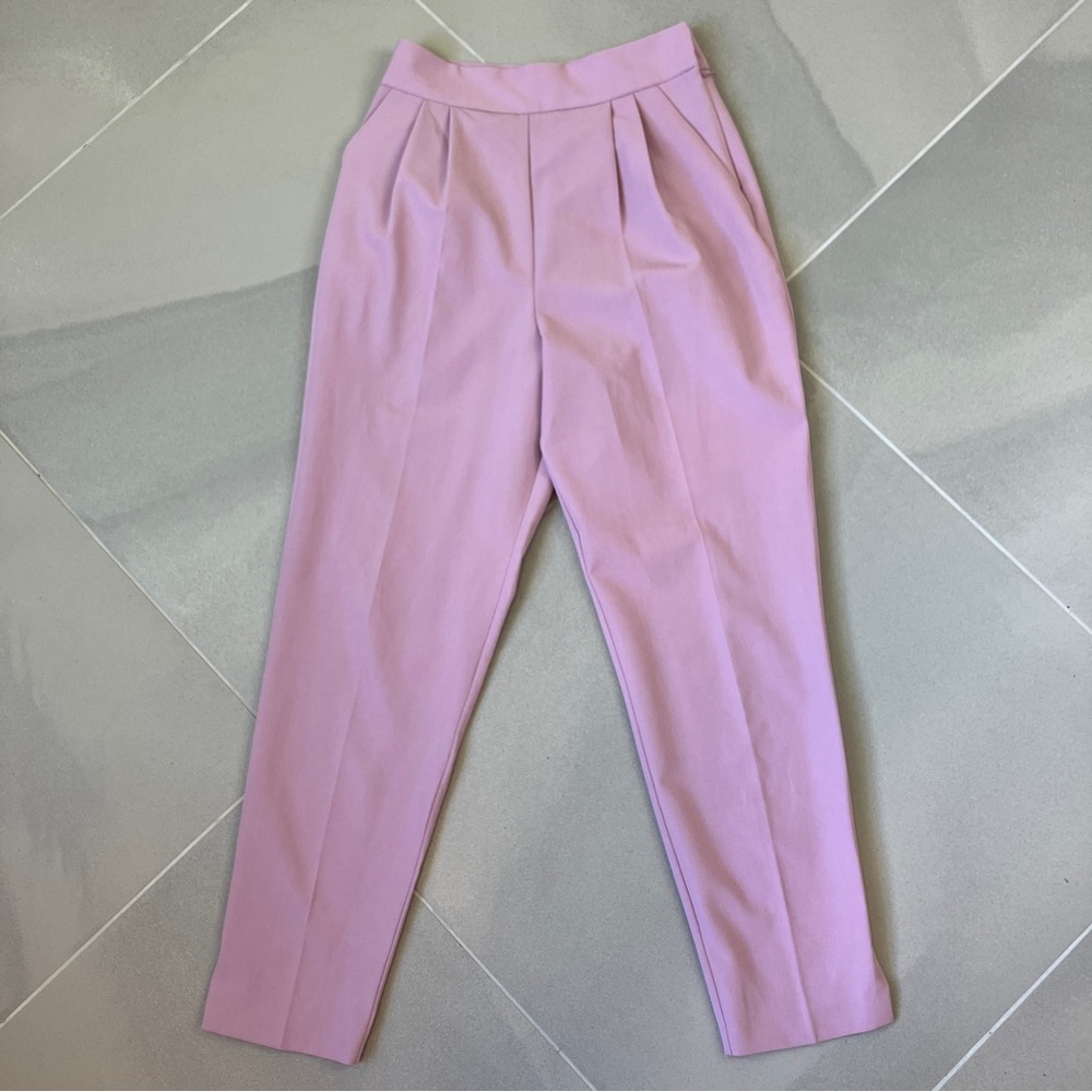 ASOS High Waisted Pleated Tapered Pant’s